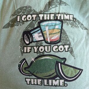 Green Graphic Tee with Fun Print